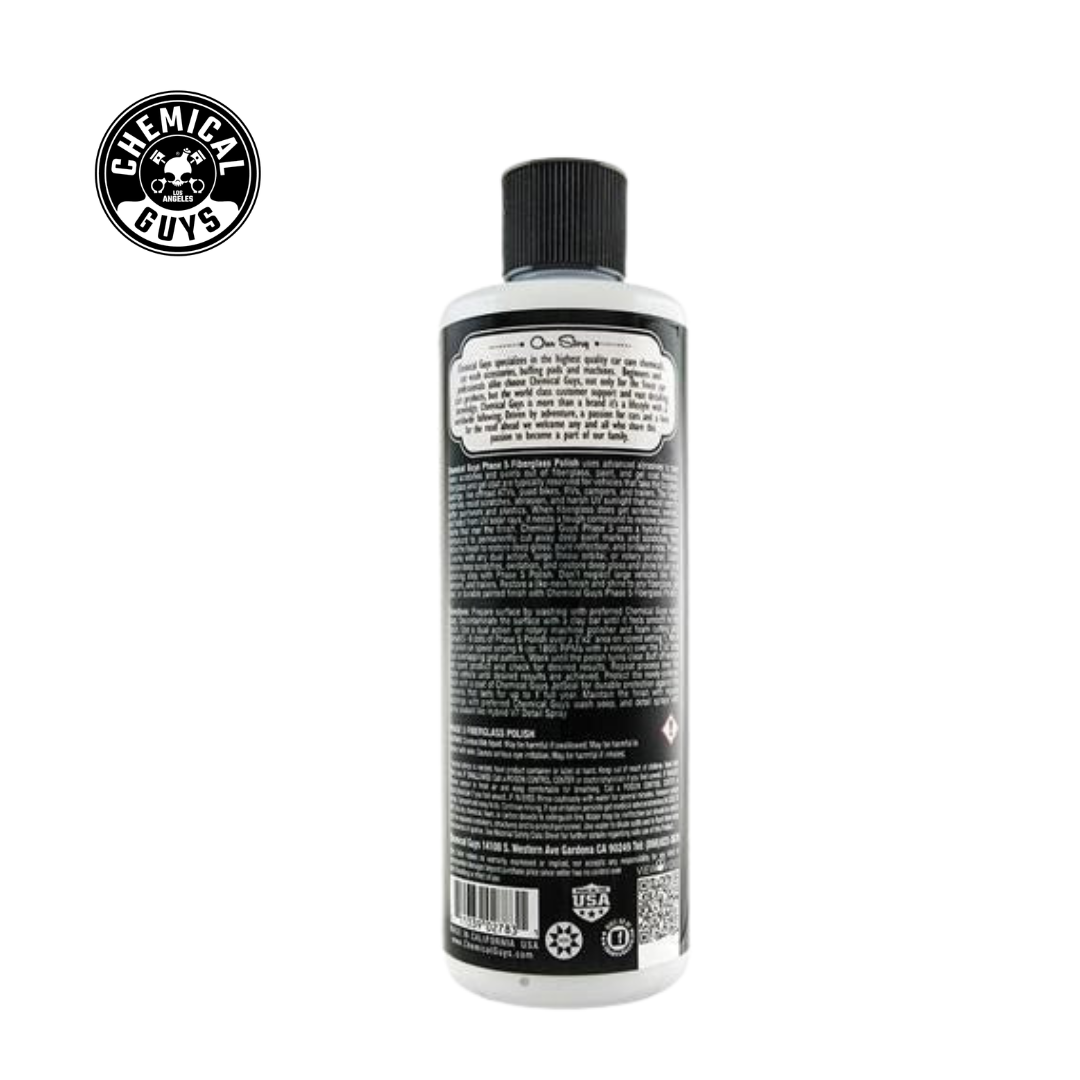 Chemical Guys Phase 5 Fiberglass Compound and Polish (16 Fl. Oz.)