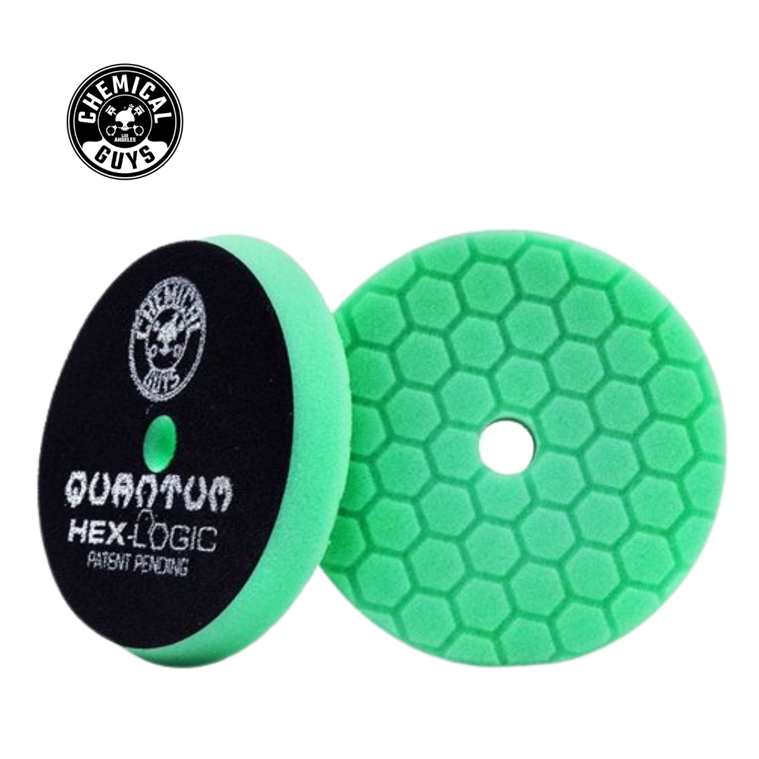Chemical Guys Hex-Logic Quantum Heavy Polishing Pad Green (6.5 Inch)