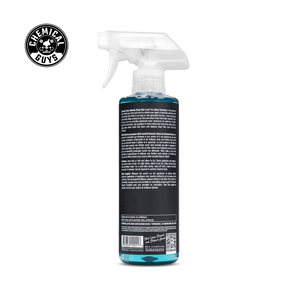 Chemical Guys Galactic Black Wet Look Tire Shine Dressing 16 Fl. Oz