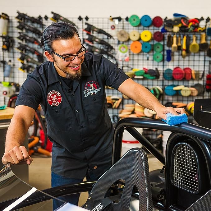 Chemical Guys Premium Grade Microfiber Applicators, Blue 2" x 4" x 6" (2 Pack)