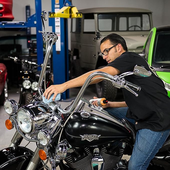 Chemical Guys Premium Grade Microfiber Applicators, Blue 2" x 4" x 6" (2 Pack)