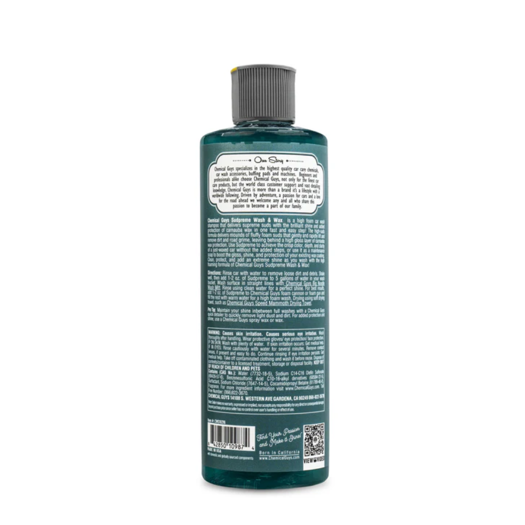 Chemical Guys Sudpreme Wash And Wax 16 Fl. Oz