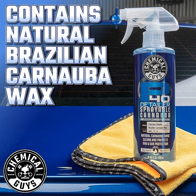 Chemical Guys P40 Detailer Spray With Carnauba (16 Fl. Oz.)