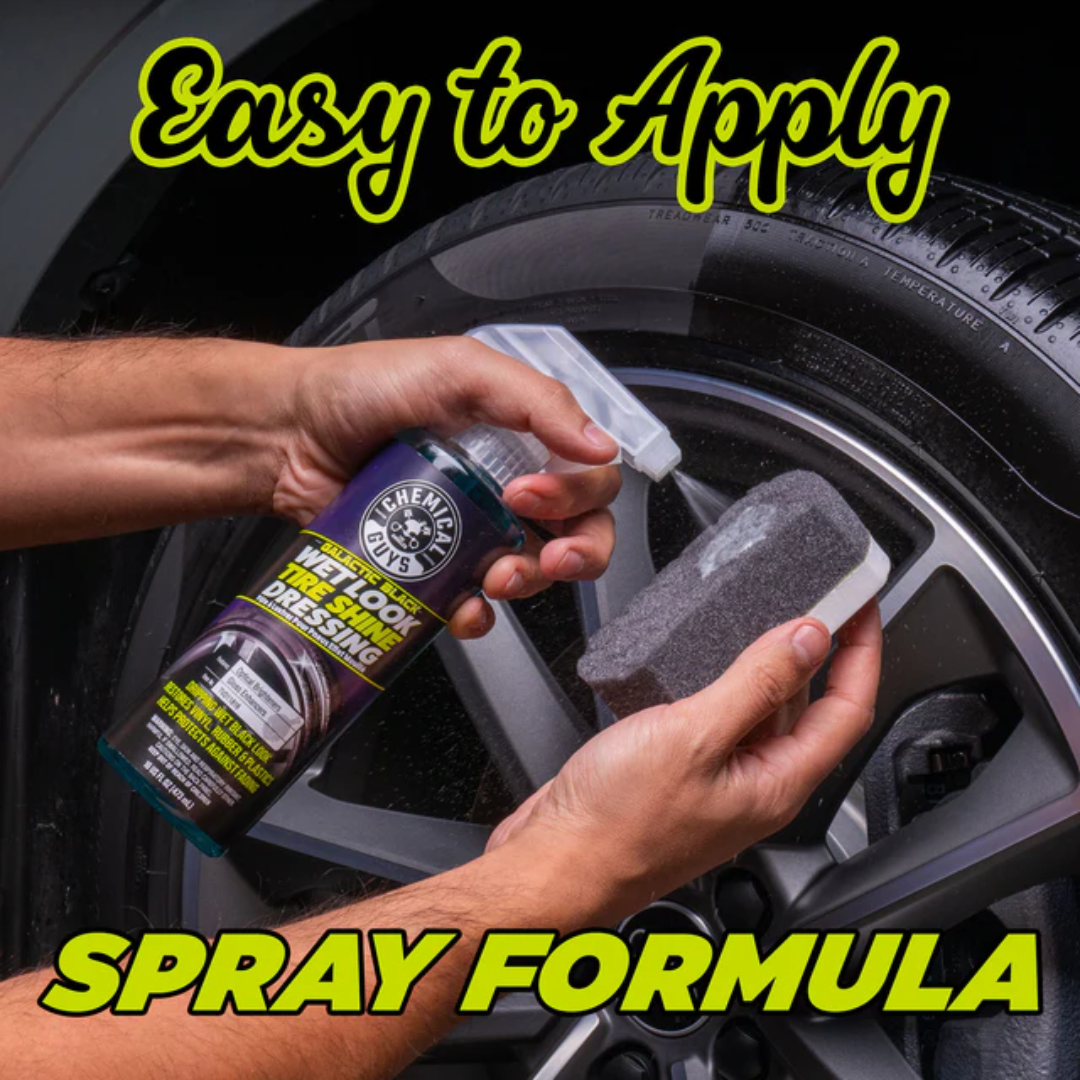 Chemical Guys Galactic Black Wet Look Tire Shine Dressing 16 Fl. Oz
