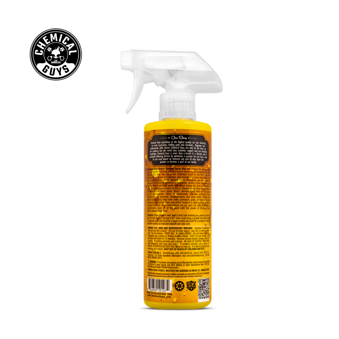 Chemical Guys Blazin' Banana Natural Carnauba Spray Wax (16 Fl. Oz)
