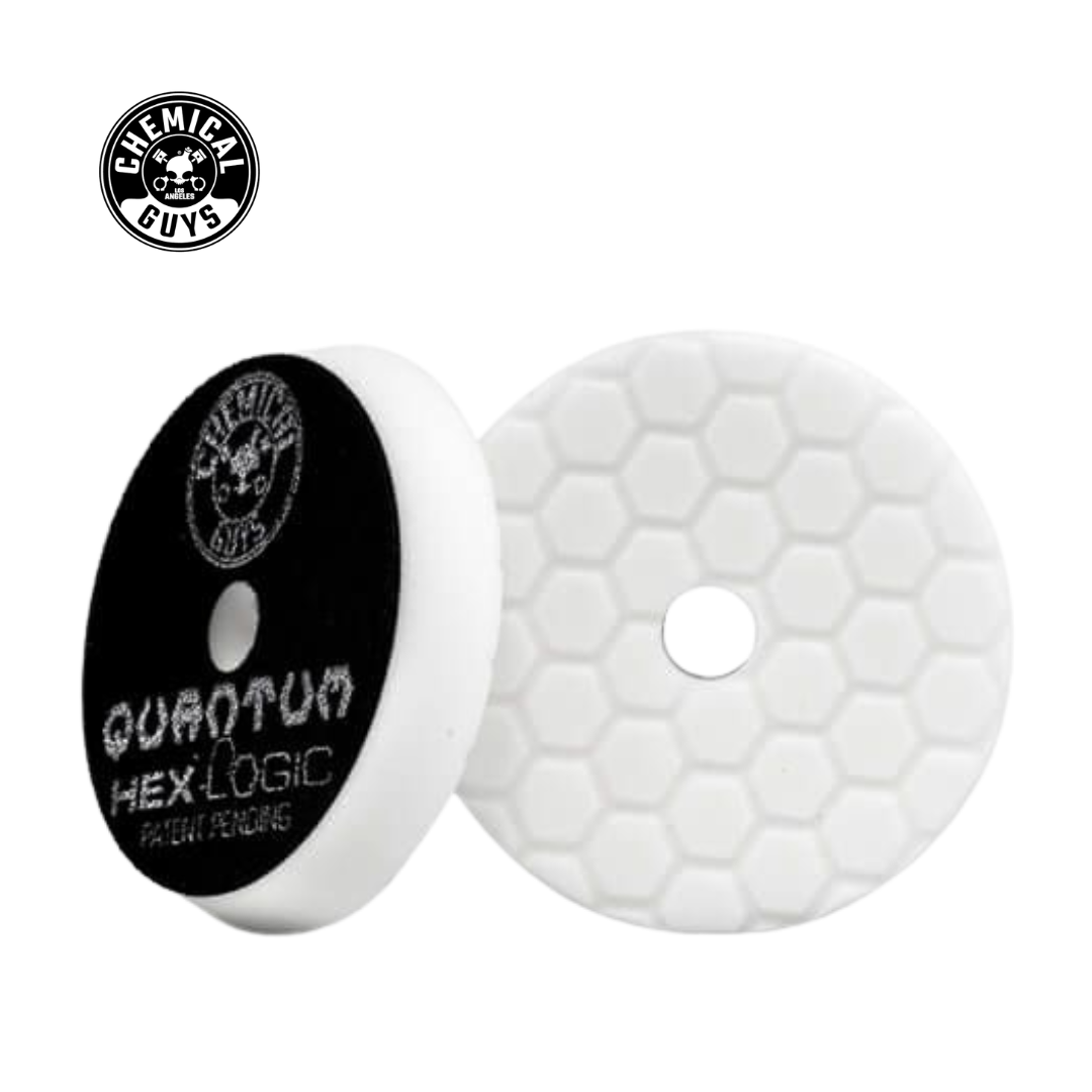 Chemical Guys Hex-Logic Quantum Light-Medium Polishing Pad White (6.5 Inch)