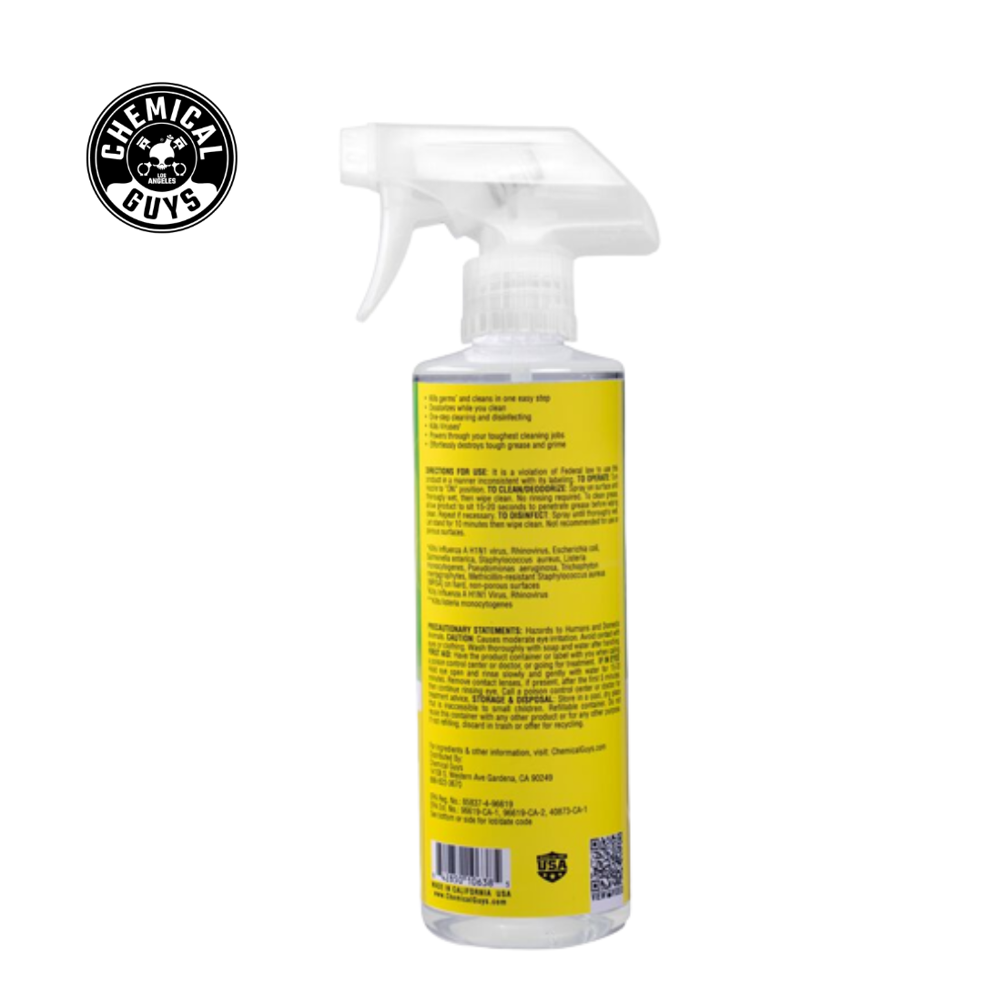 Chemical Guys Hyperban Complete Vehicle Antibacterial Disinfectant Cleaner (16 Fl. Oz.)