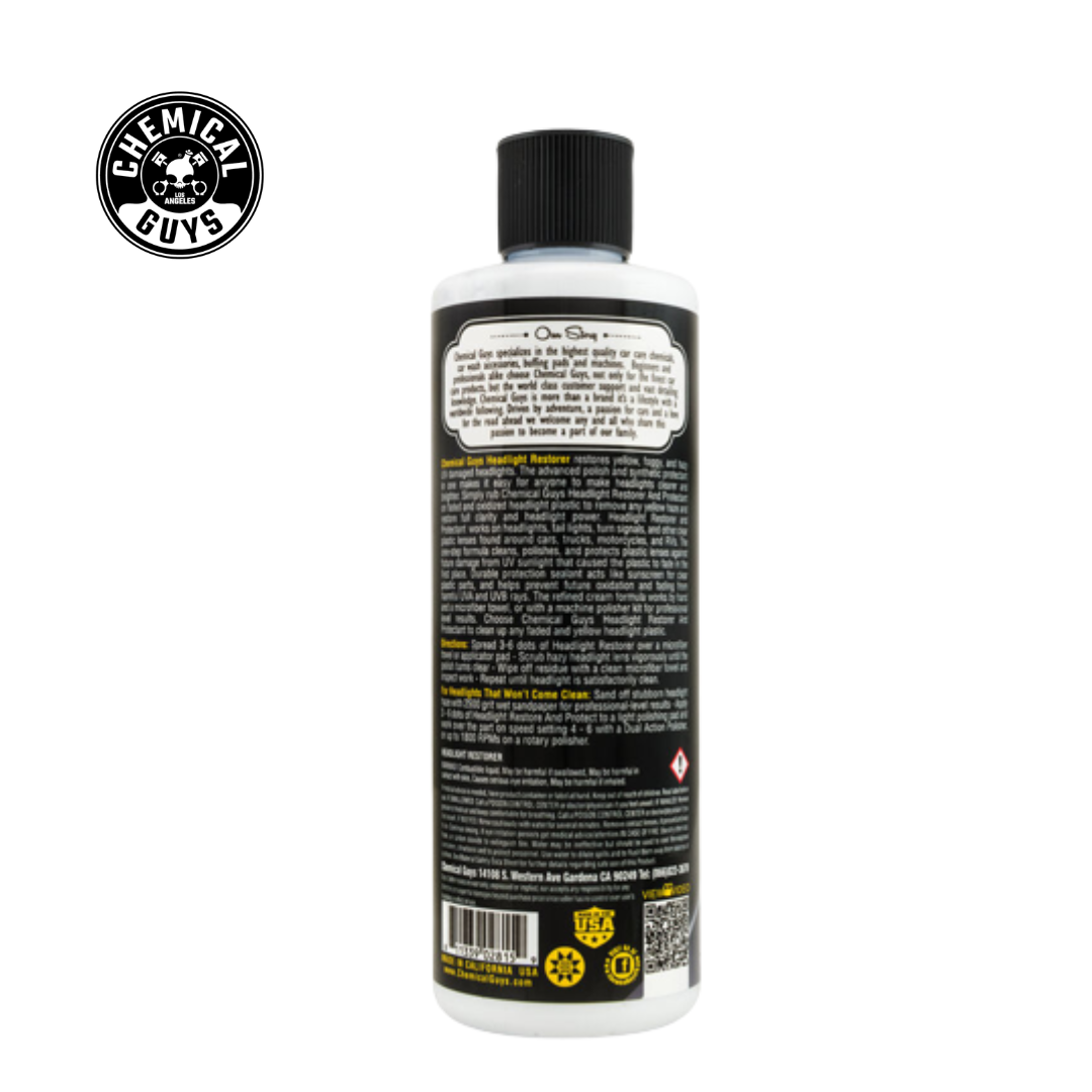 Chemical Guys Headlight Lens Restorer And Protectant (16 Fl. Oz.)