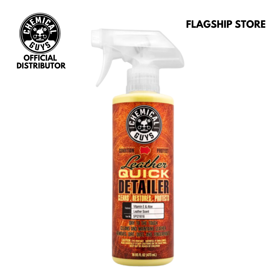 Chemical Guys Leather Quick Detailer Matte Finish Leather Care Spray (16 Fl. Oz.)