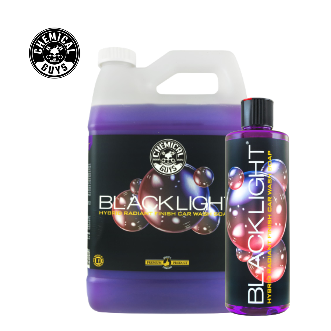 Chemical Guys Black Light Hybrid Radiant Finish Car Wash Soap And Superior Surface Cleanser (1 Gallon) - Car Shampoo