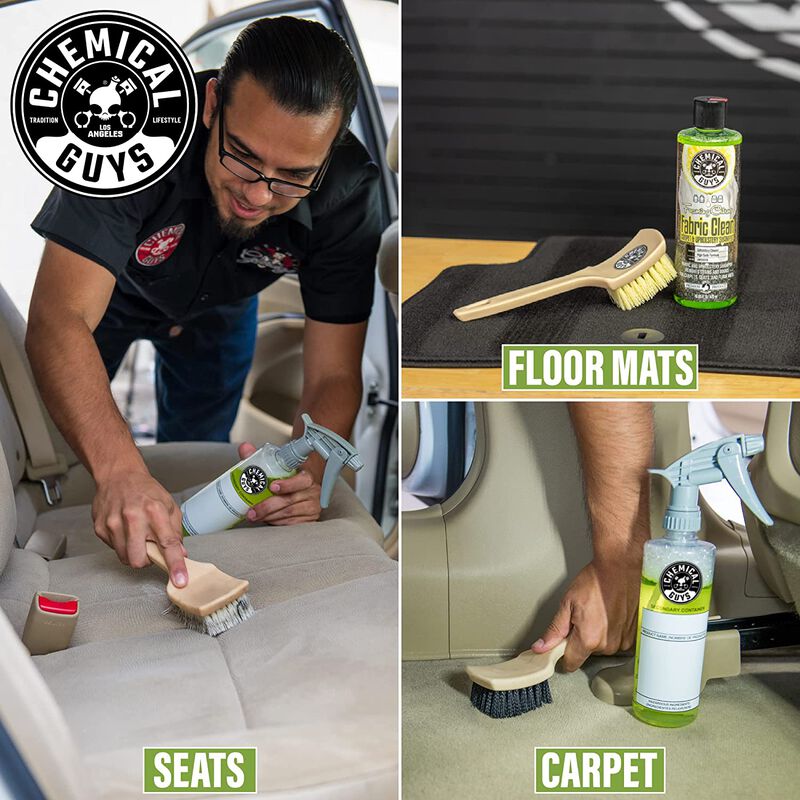 Chemical Guys Foaming Citrus Fabric Clean Carpet And Upholstery Shampoo And Odor Eliminator (16 Fl. Oz.)