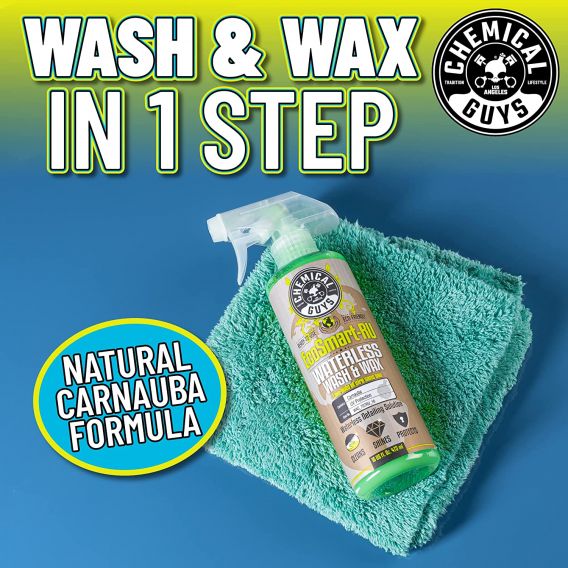Chemical Guys EcoSmart Waterless Car Wash and Wax Ready to Use (16 Fl. Oz)