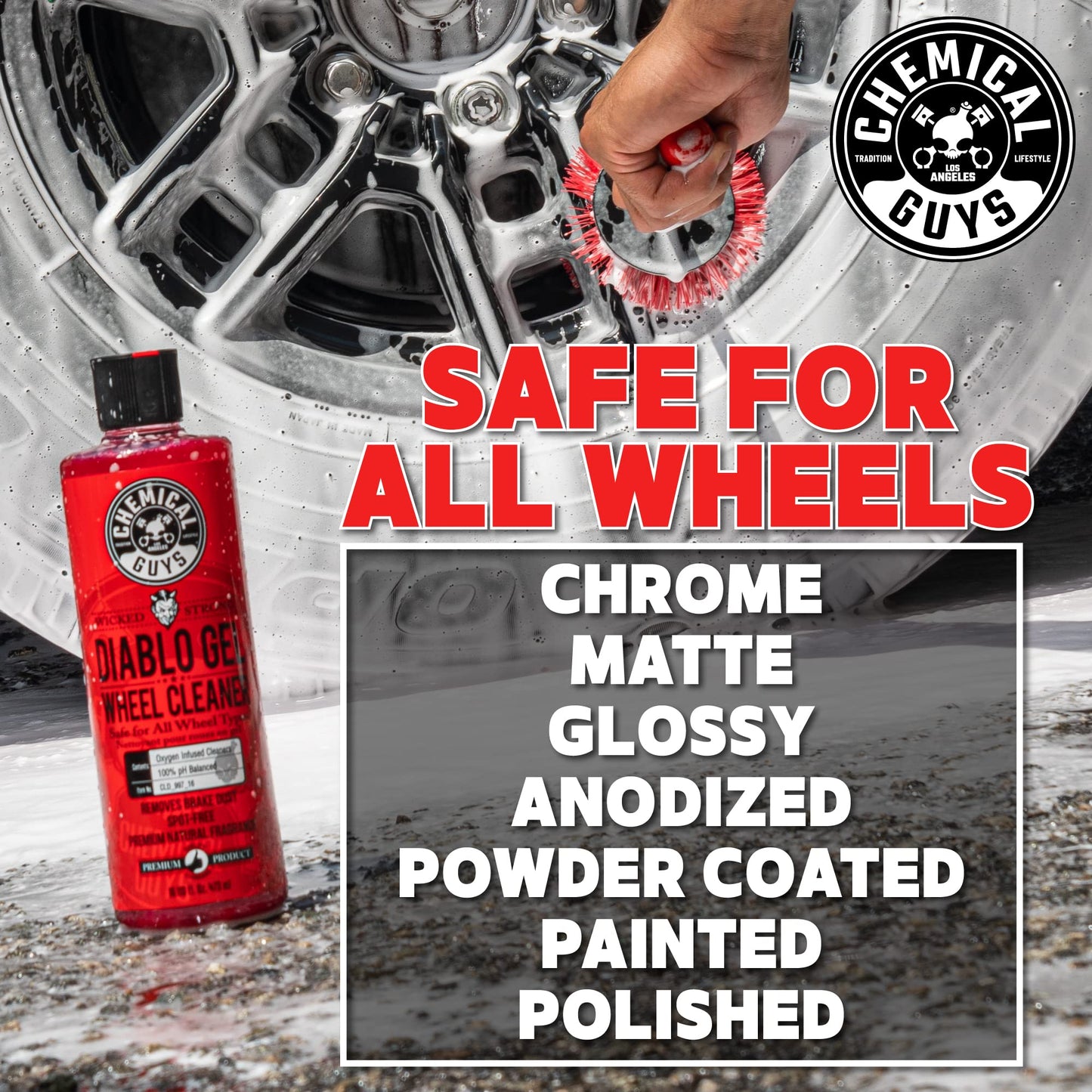 Chemical Guys Diablo Gel Wheel And Rim Cleaner (16 Fl. Oz.)