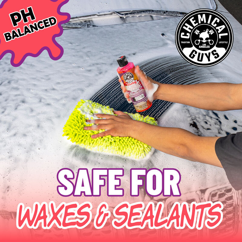 Chemical Guys Sticky Snowball Snow Foam Auto Wash (16 Fl. Oz.)(Non Shrink-Wrapped)(CS: 6) - Car Shampoo