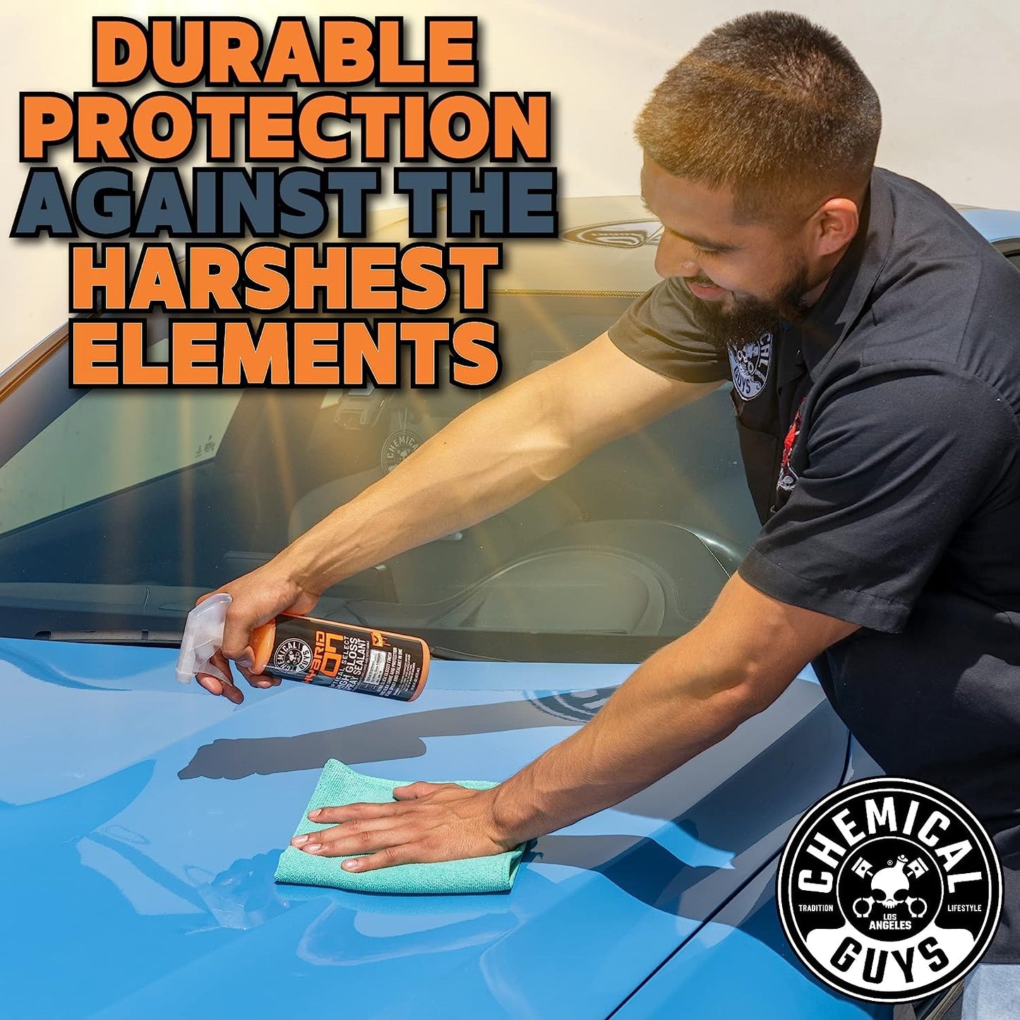 Chemical Guys Hybrid V7 Optical Select Wet Tire Shine And Trim Dressing And Protectant (16 Fl. Oz.)