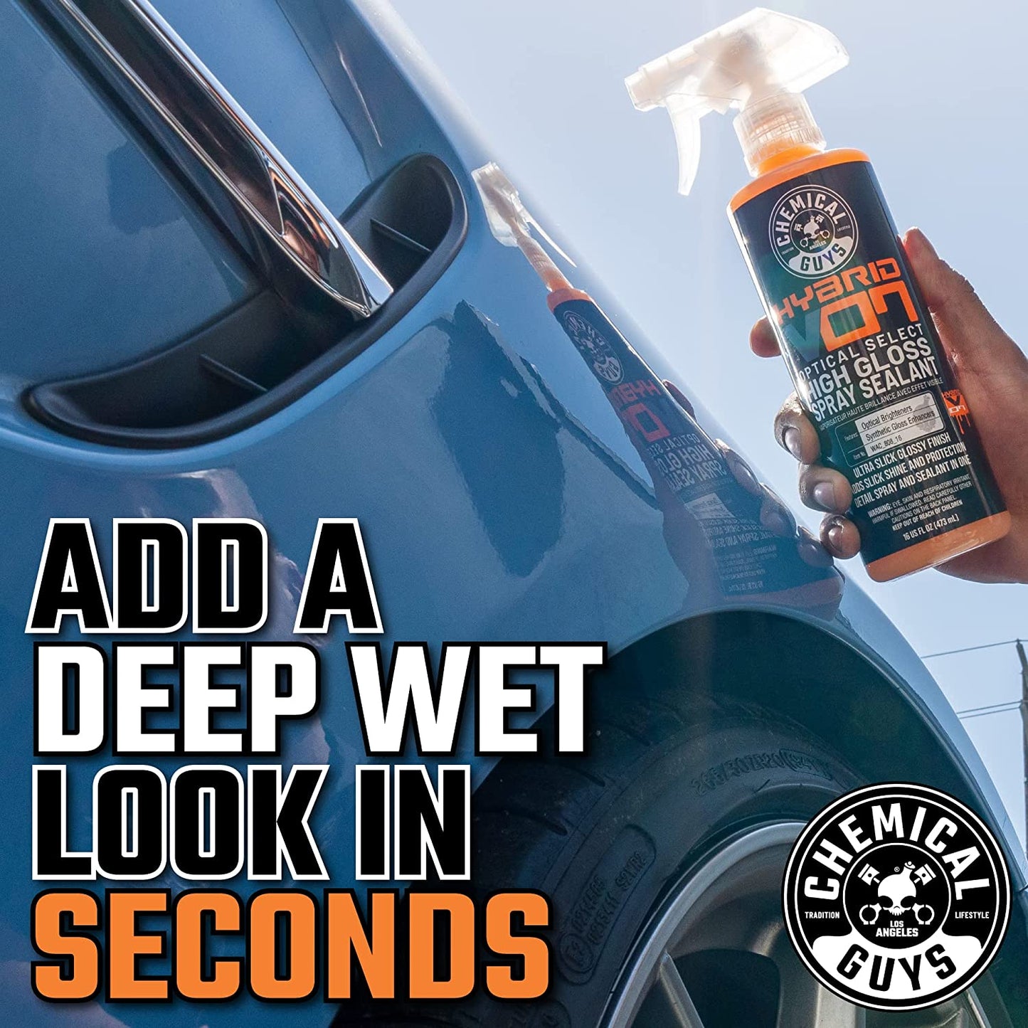 Chemical Guys Hybrid V7 Optical Select High Gloss Spray Sealant And Quick Detailer (16 Fl. Oz.)