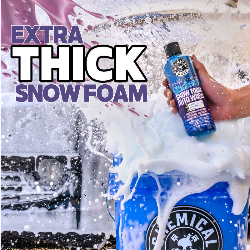 Chemical Guys Blueberry Snow Foam Auto Wash (16 Fl. Oz.)(Non Shrink-Wrapped)(CS: 6) - Car Shampoo