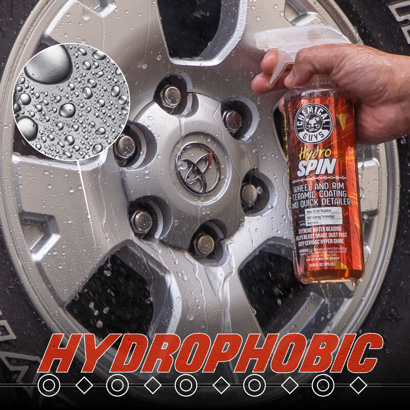 Chemical Guys HydroSpin Wheel & Rim Ceramic Coating (16 Fl. Oz.)(Non Shrink-Wrapped)(CS: 6)