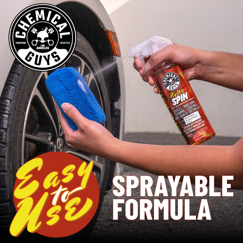 Chemical Guys HydroSpin Wheel & Rim Ceramic Coating (16 Fl. Oz.)(Non Shrink-Wrapped)(CS: 6)