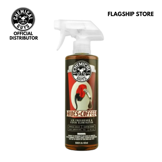 Chemical Guys Rides And Coffee Scent Premium Air Freshener And Odor Eliminator 16Oz