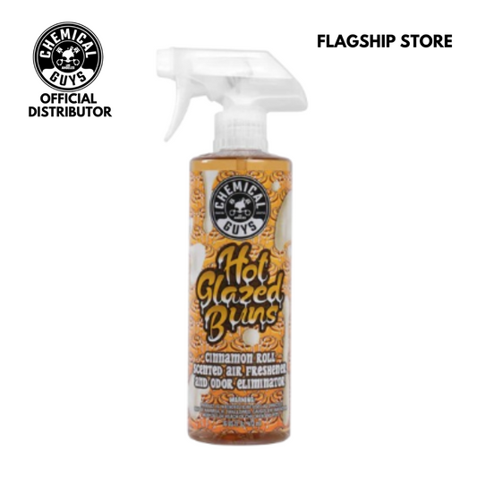 Chemical Guys Hot Glazed Buns Cinnamon Roll Scented Air Freshener And Odor Eliminator (16Oz)