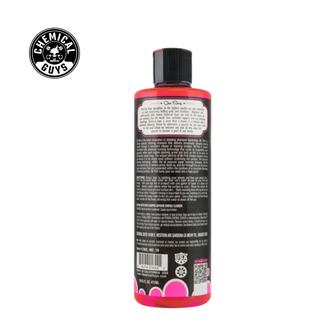 Chemical Guys Mr. Pink Super Suds Shampoo And Superior Surface Cleaning Soap