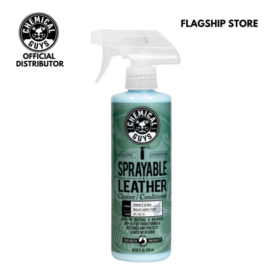 Chemical Guys Sprayable Leather Cleaner And Conditioner In One (16 Fl. Oz.)