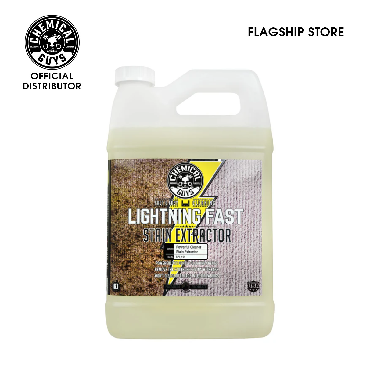 Chemical Guys Lightning Fast Carpet And Upholstery Stain Extractor (1 Gallon)