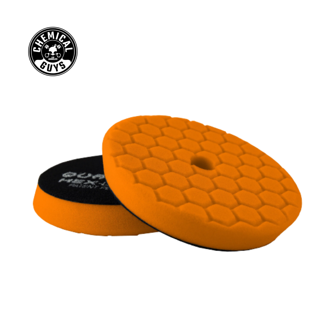 Chemical Guys Hex-Logic Quantum Medium-Heavy Cutting Pad Orange (5.5 Inch)
