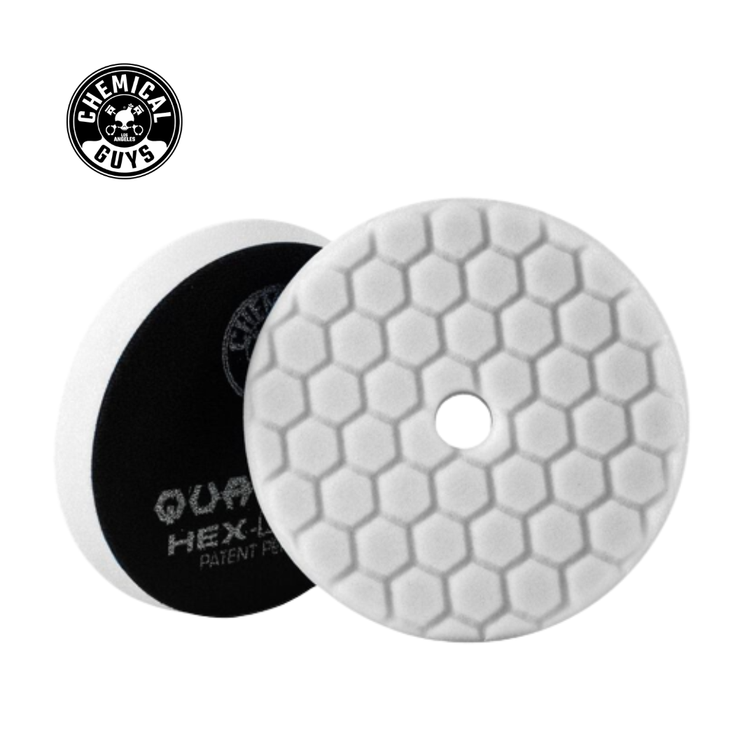 Chemical Guys Hex-Logic Quantum Light-Medium Polishing Pad White (6.5 Inch)