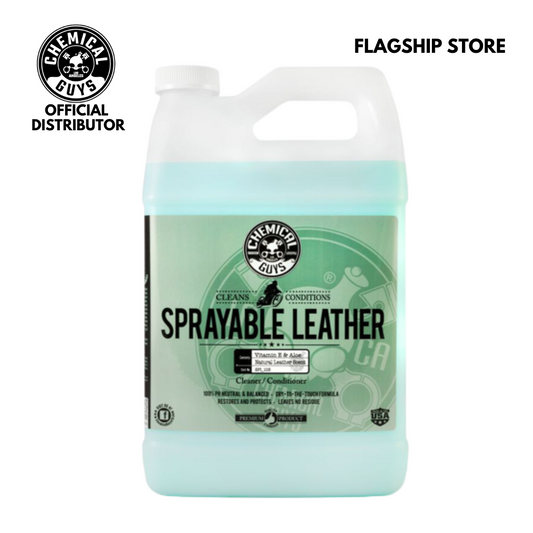 Chemical Guys Sprayable Leather Cleaner And Conditioner In One (1 Gallon) - Car Leather Cleaner