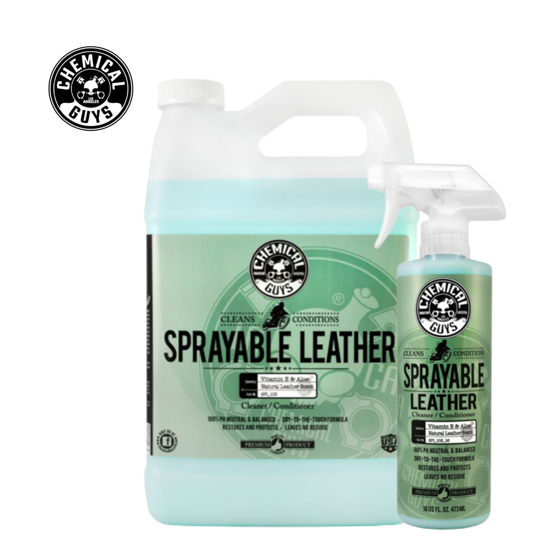 Chemical Guys Sprayable Leather Cleaner And Conditioner In One (1 Gallon) - Car Leather Cleaner