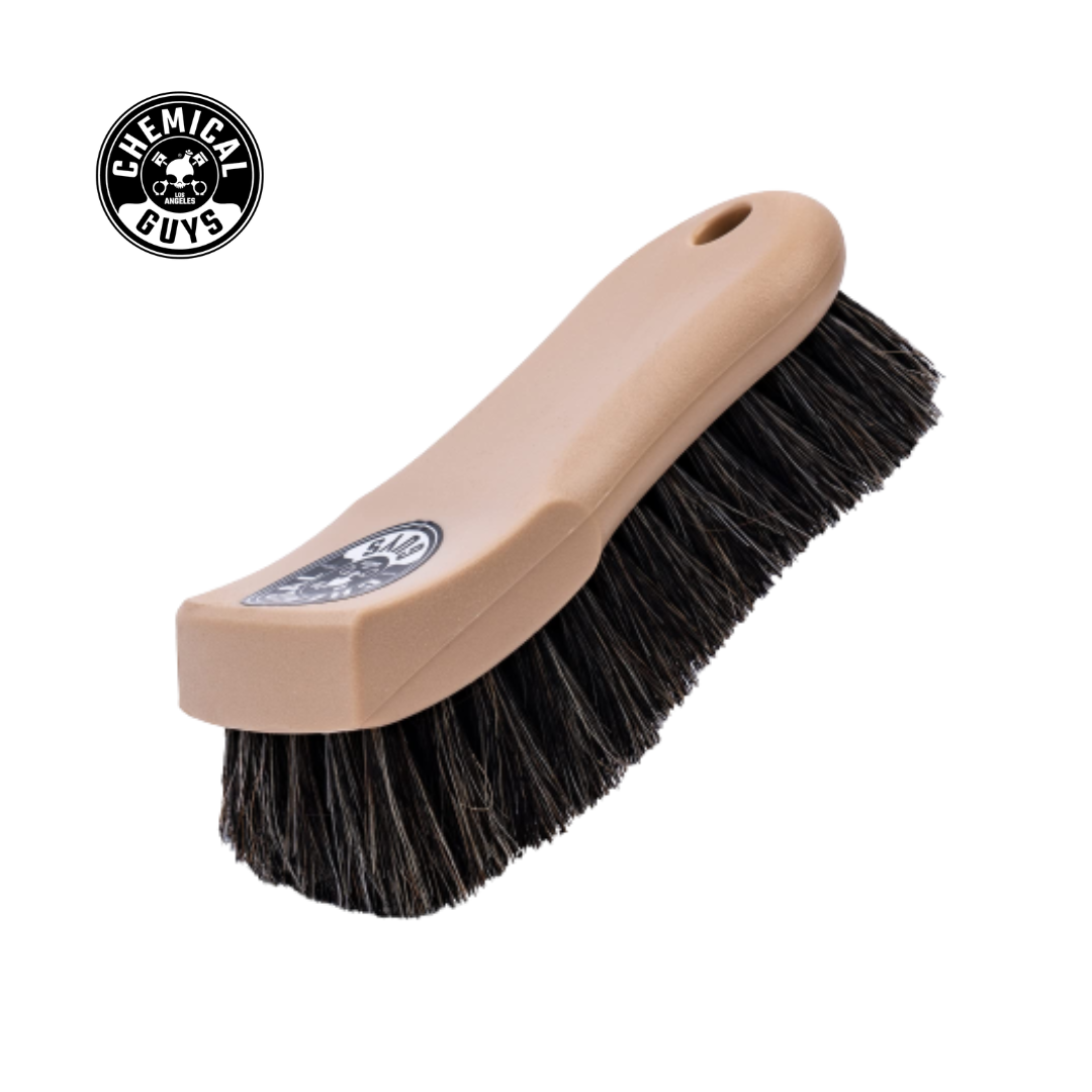 Chemical Guys Long Bristle Horse Hair Leather Cleaning Brush