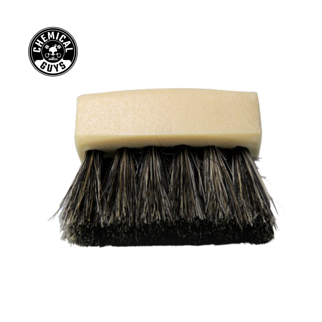 Chemical Guys Long Bristle Horse Hair Leather Cleaning Brush