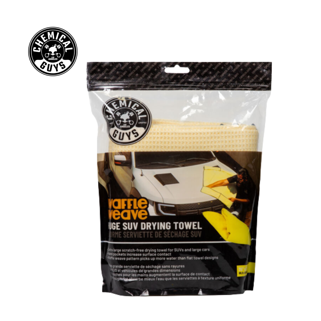 Chemical Guys Waffle Weave SUV Microfiber Drying Towel 35" X 26"