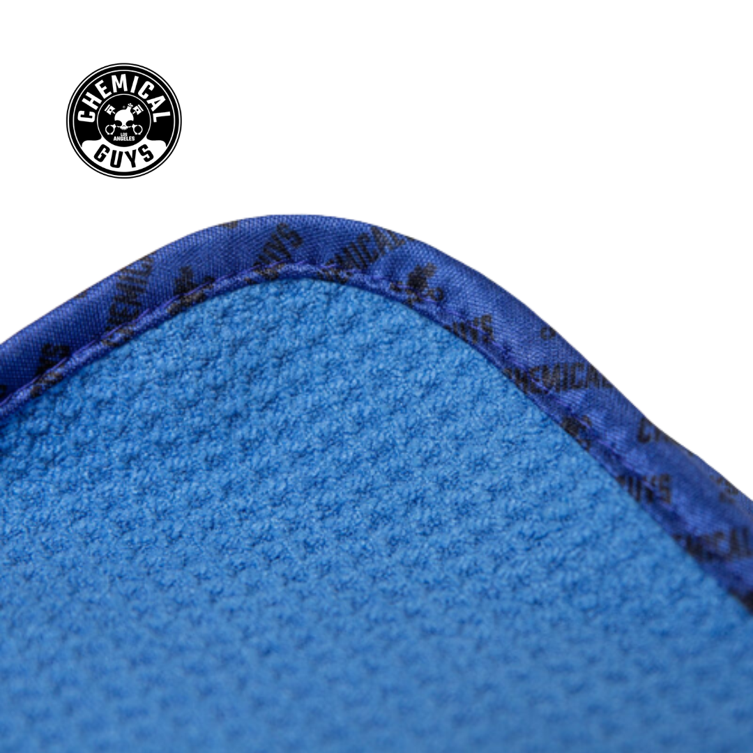 Chemical Guys Waffle Weave Glass and Window Microfiber Towel Blue (24" X 16")