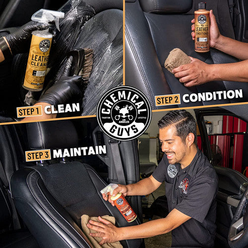 Chemical Guys Leather Cleaner - Colorless & Odorless Super Cleaner