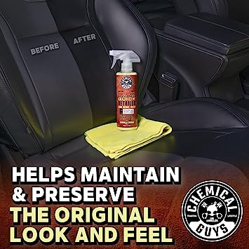 Chemical Guys Leather Quick Detailer Matte Finish Leather Care Spray (16 Fl. Oz.)