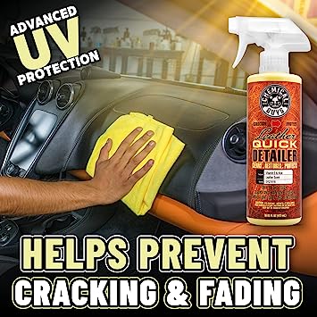 Chemical Guys Leather Quick Detailer Matte Finish Leather Care Spray (16 Fl. Oz.)