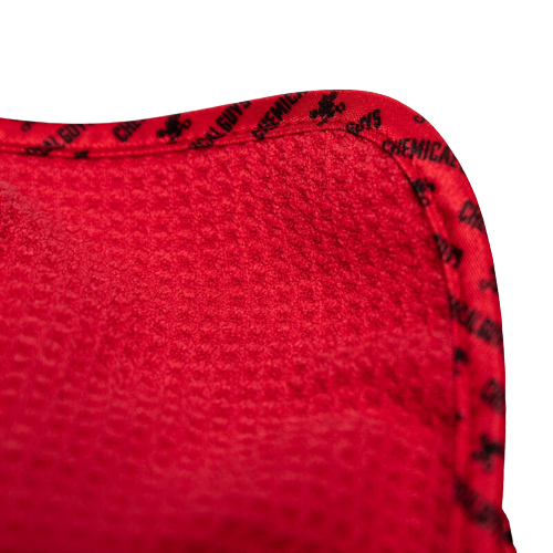 Chemical Guys Waffle Weave Glass And Window Microfiber Towel Red 24 Inch X 16