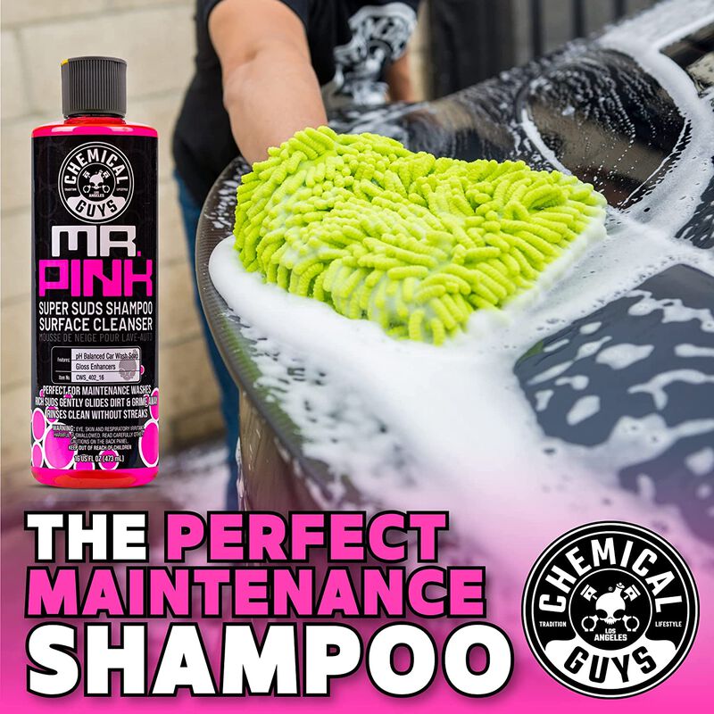 Chemical Guys Mr. Pink Super Suds Shampoo And Superior Surface Cleaning Soap (1 Gallon)