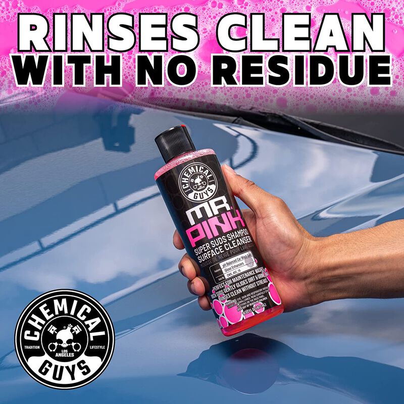 Chemical Guys Mr. Pink Super Suds Shampoo And Superior Surface Cleaning Soap