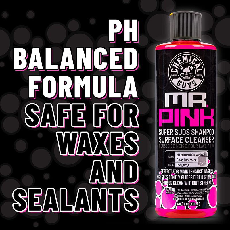 Chemical Guys Mr. Pink Super Suds Shampoo And Superior Surface Cleaning Soap