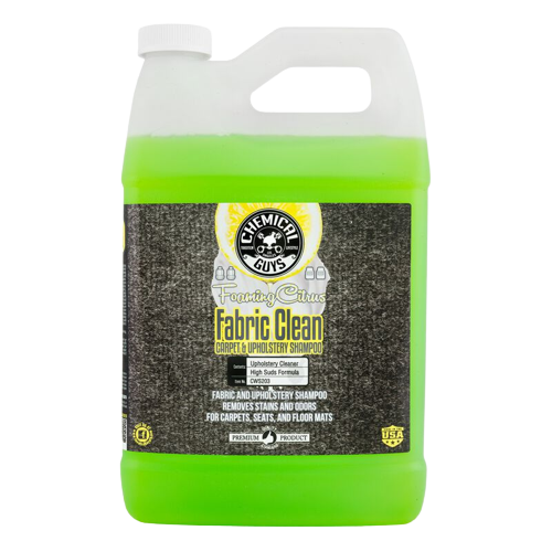 Chemical Guys Foaming Citrus Fabric Clean Carpet And Upholstery Shampoo And Odor Eliminator (1 Gallon)