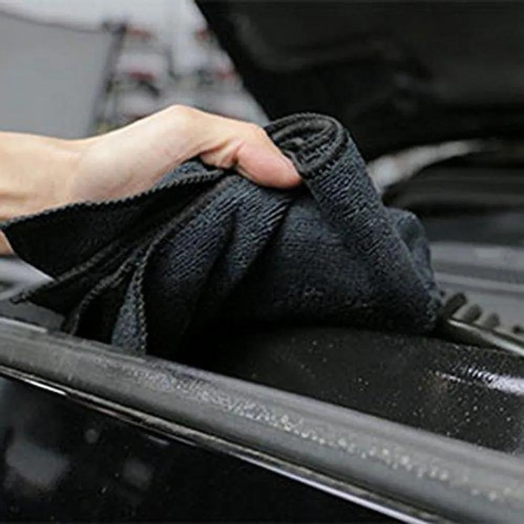 Chemical Guys Elegant Edgeless Microfiber Towel, Black 51" X 30"