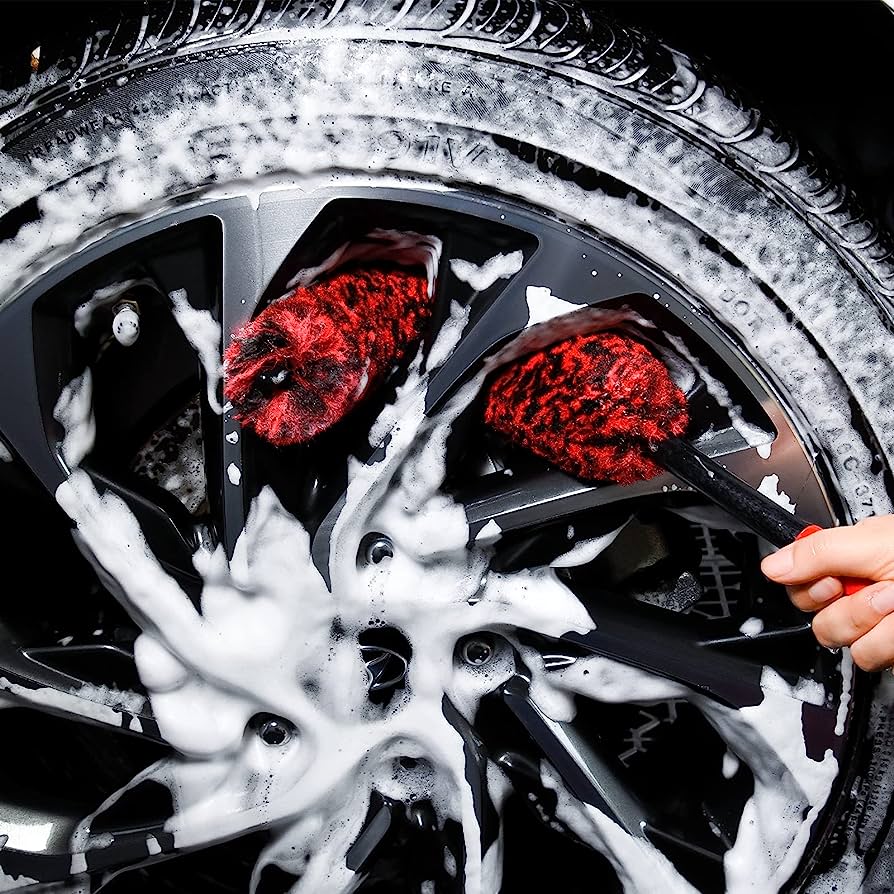 Chemical Guys Wheel Woolies Wheel Brushes (3 Brushes)