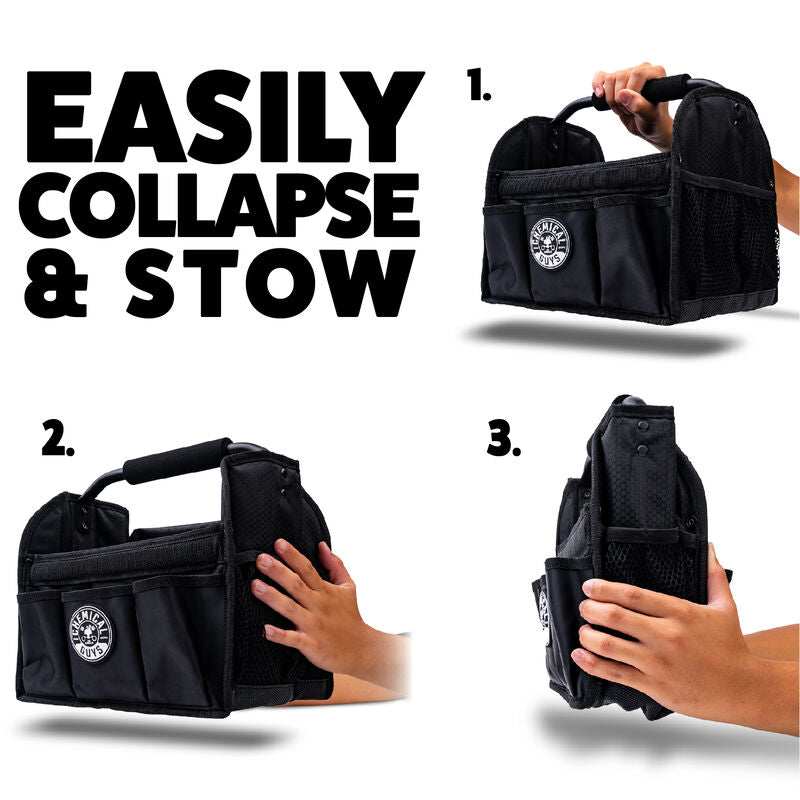 Chemical Guys Speedload Carrying Caddy & Storage Organizer Black