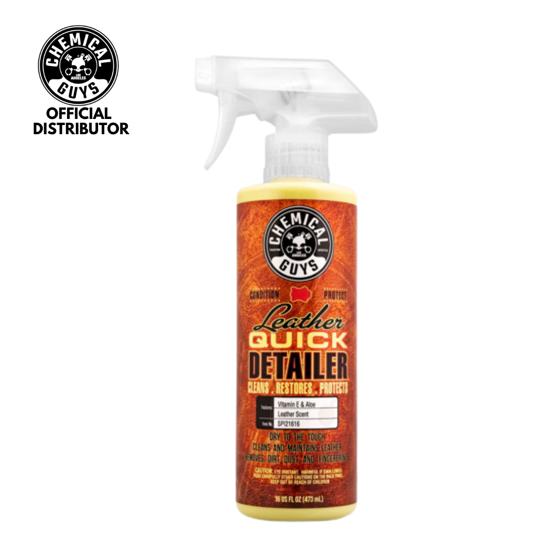 Chemical Guys Leather Quick Detailer Matte Finish Leather Care Spray (16 Fl. Oz.)