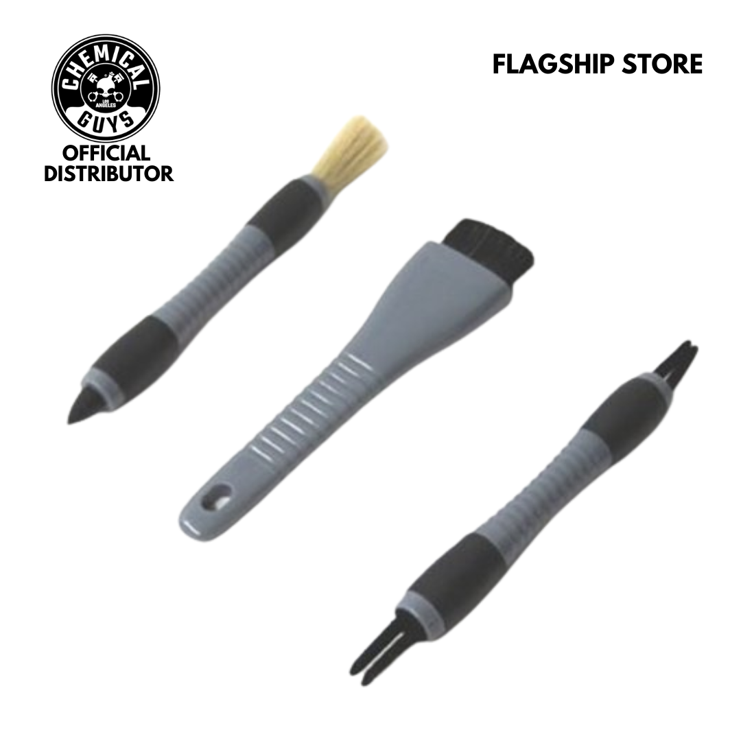 Chemical Guys Detailing Brush Set (3 Brushes)