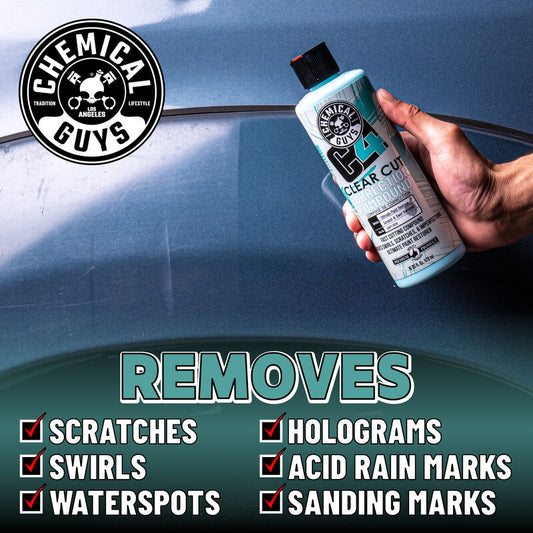 Chemical Guys C4 Clear Cut Correction Compound (16 Fl. Oz.)